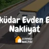 Üsküdar Evden Eve Nakliyat